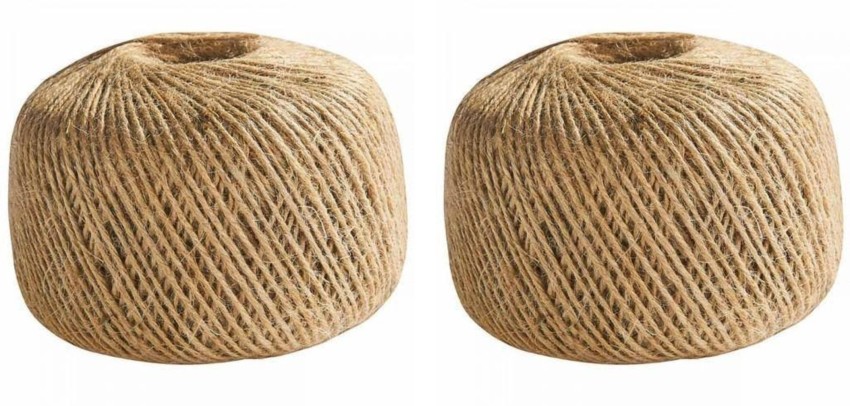 Glass World Natural Jute Rope Twine String Cord Roll for decoration - Natural  Jute Rope Twine String Cord Roll for decoration . shop for Glass World  products in India.