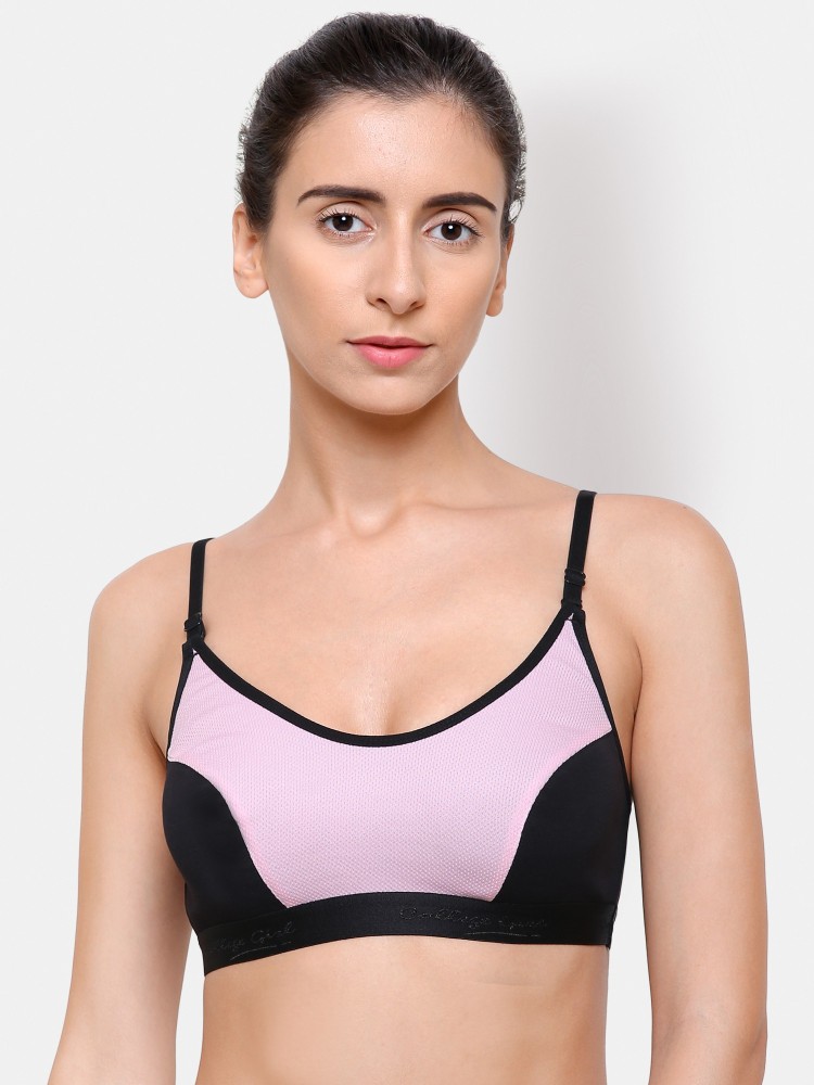 66% OFF on GOLDDUST Style Girls Sports Padded Bra Women Sports Bra(Pink) on  Flipkart