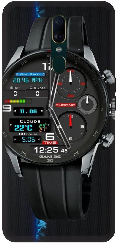 Yoprint Back Cover for Oppo F11 watch wach wach images ghadi