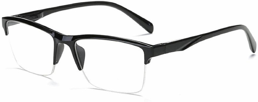 Men's half rim reading glasses hot sale