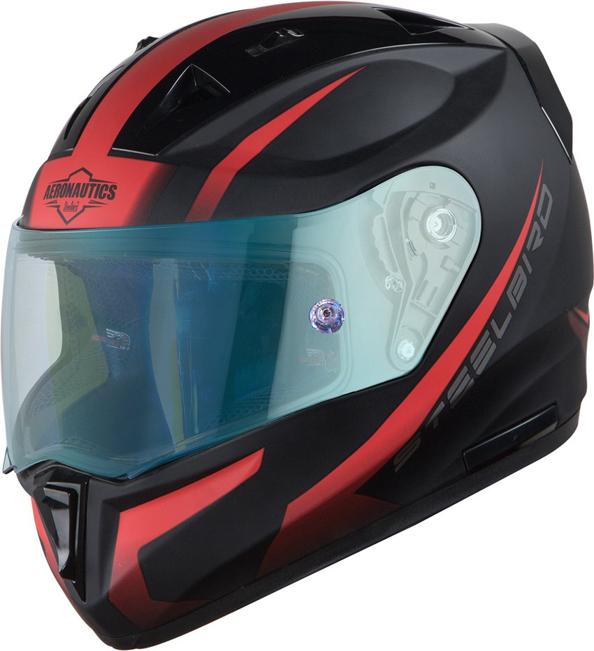 Steelbird SA 1 Whif Full Face Helmet in Matt Finish with Anti Fog