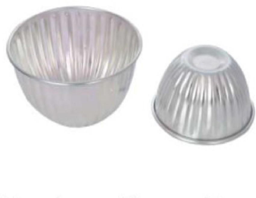 RINKLE TRENDZ Aluminium Jelly Cup Cake Mould Small - 6 Pieces Set
