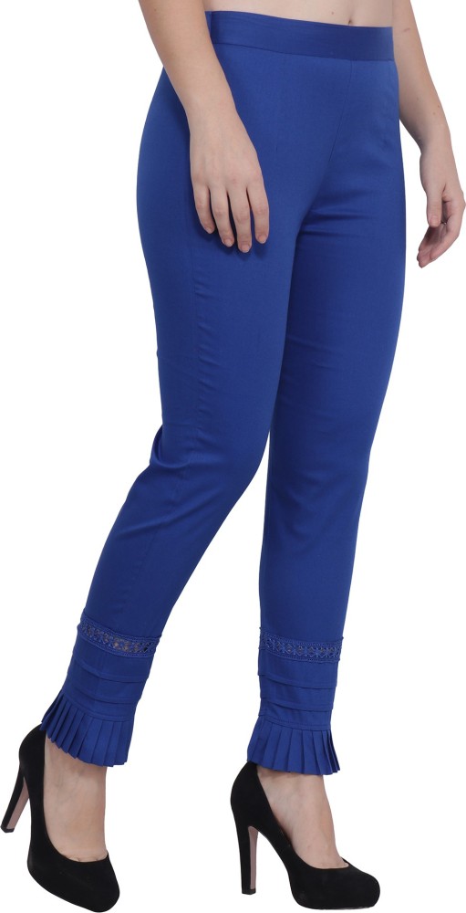 Pop Fit Solid Navy Blue Leggings Size M - 68% off