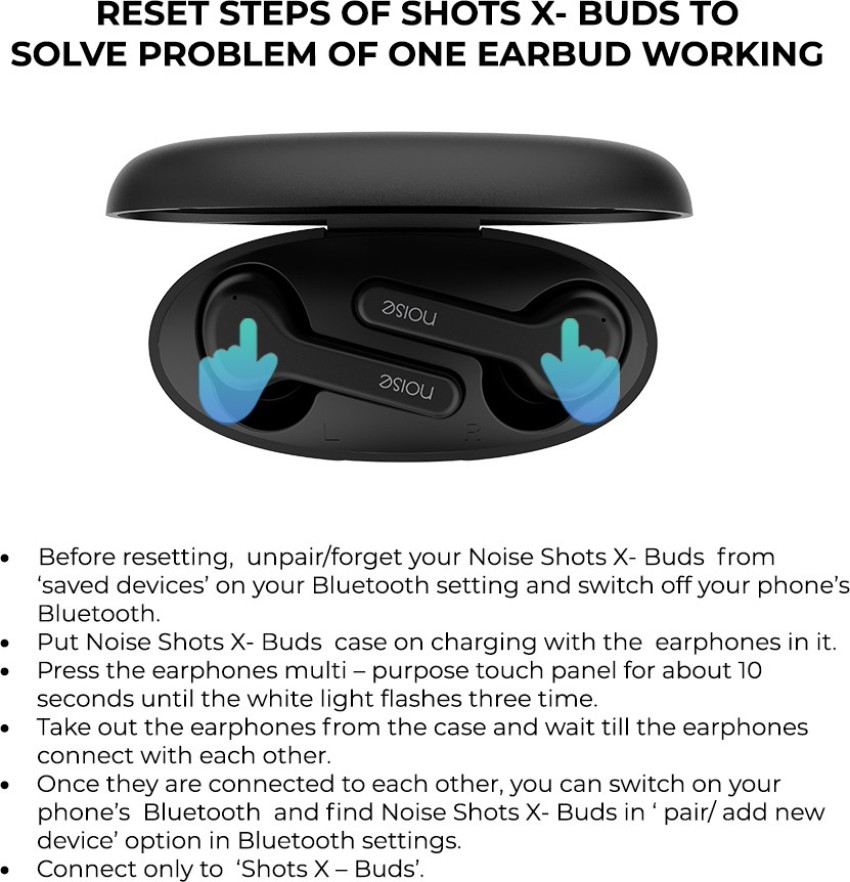 Noise Shots X Buds Truly Wireless Bluetooth Headset Price in India