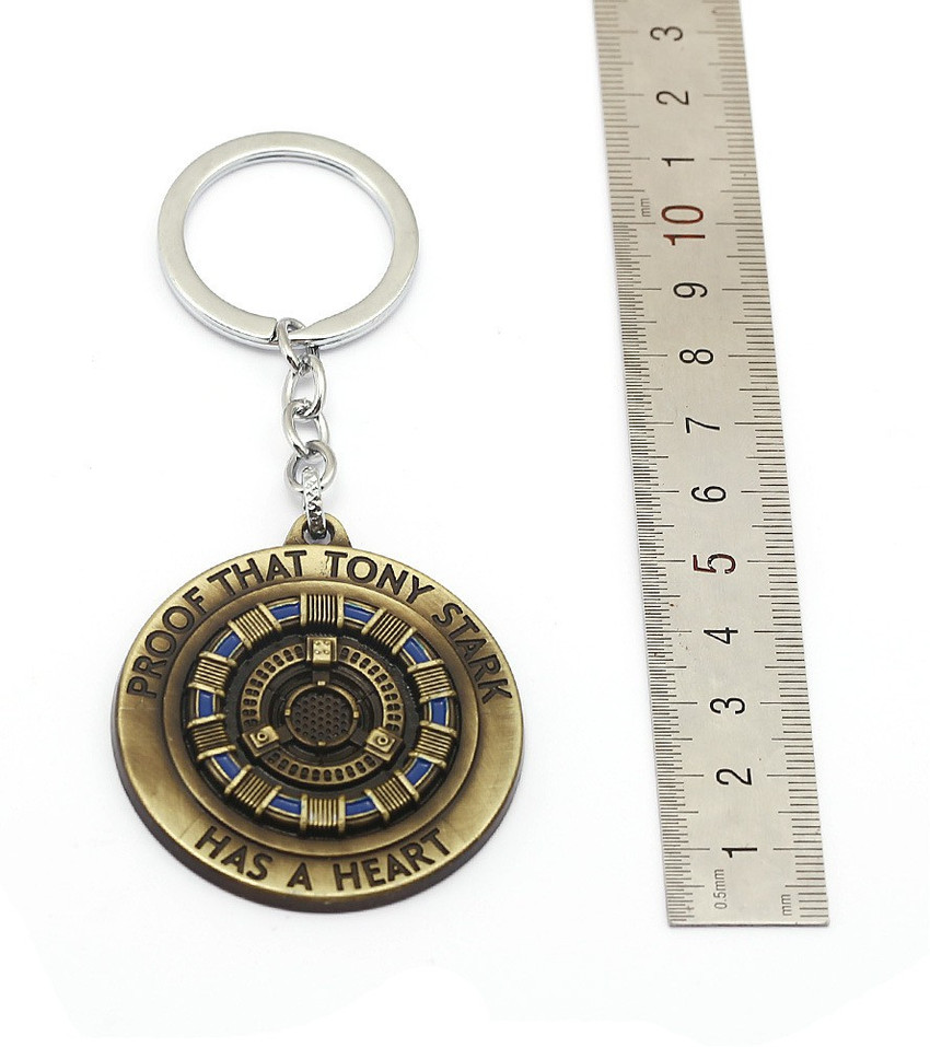 Iron man heart keychain new arrivals