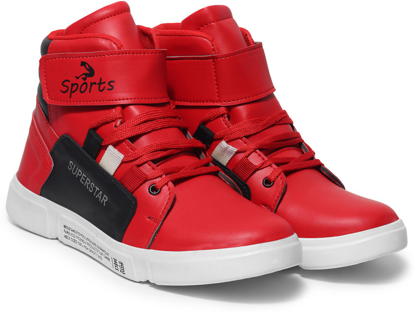 Red sales stylish shoes