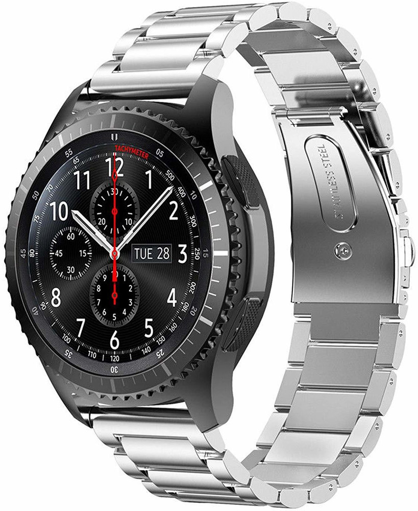 Memore Band Compatible 22MM with Fossil Gen 4 Q Explorist HR 22mm Stainless Steel Quick Release Watch Strap for Fossil Gen 5 Carlyle Explorist Gen 3 Smartwatch Silver Smart Watch Strap Price