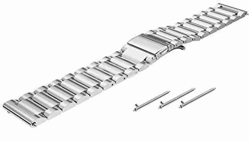 Memore Band Compatible 22MM with Fossil Gen 4 Q Explorist HR 22mm Stainless Steel Quick Release Watch Strap for Fossil Gen 5 Carlyle Explorist Gen 3 Smartwatch Silver Smart Watch Strap Price