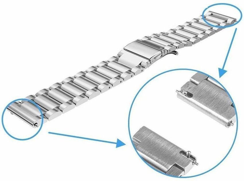 22mm stainless steel deals watch band fossil