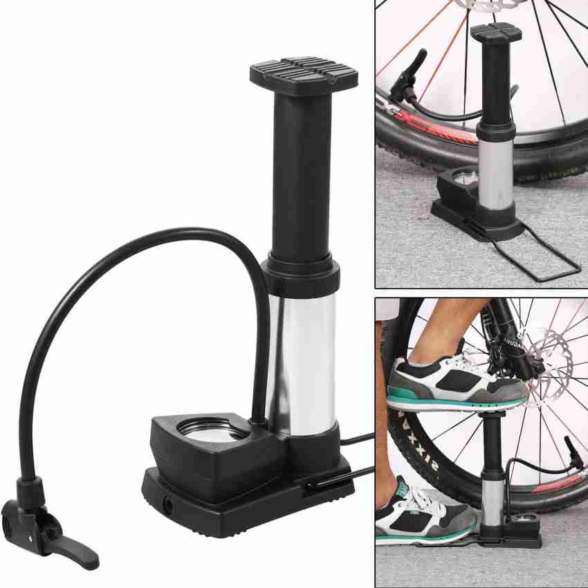 Bike air discount pump with meter