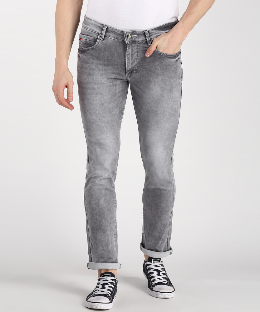 DUKE Slim Men Grey Jeans Buy DUKE Slim Men Grey Jeans Online at