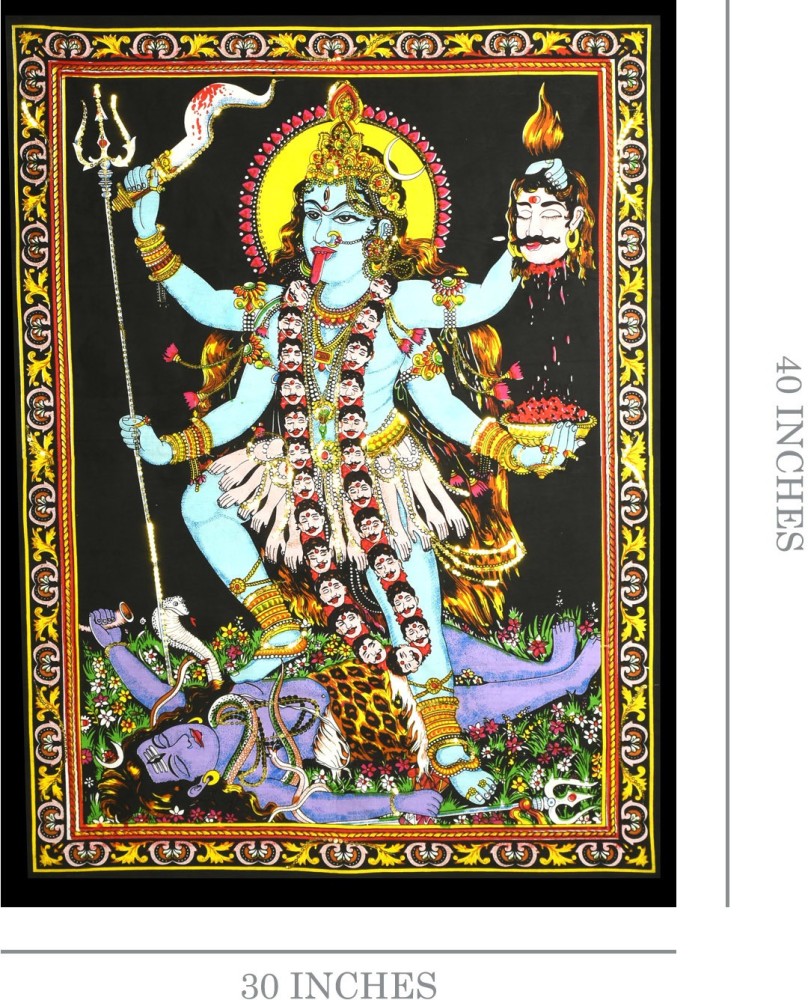 AMURA artisans Goddess Maa Durga Kali Art Tapestry Price in India Buy AMURA artisans Goddess Maa Durga Kali Art Tapestry online at Flipkart