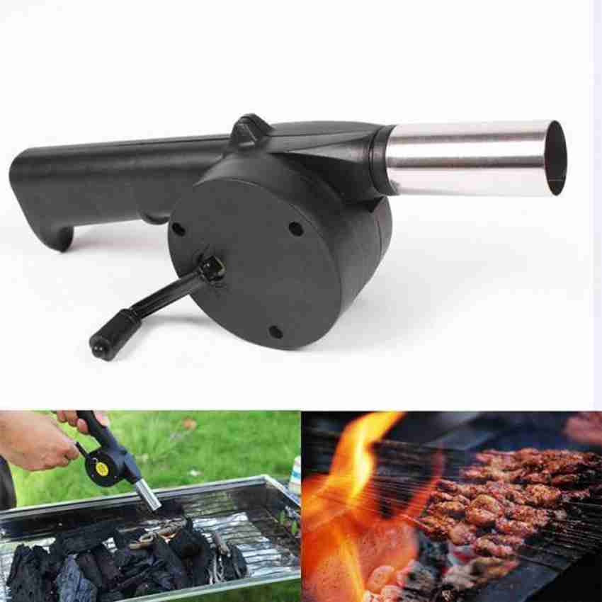 Charcoal grill fan hot sale
