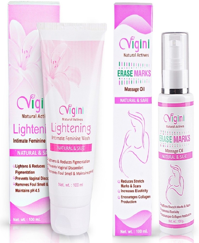 Vigini Lightening & Whitening Intimate Feminine Wash with Stretch