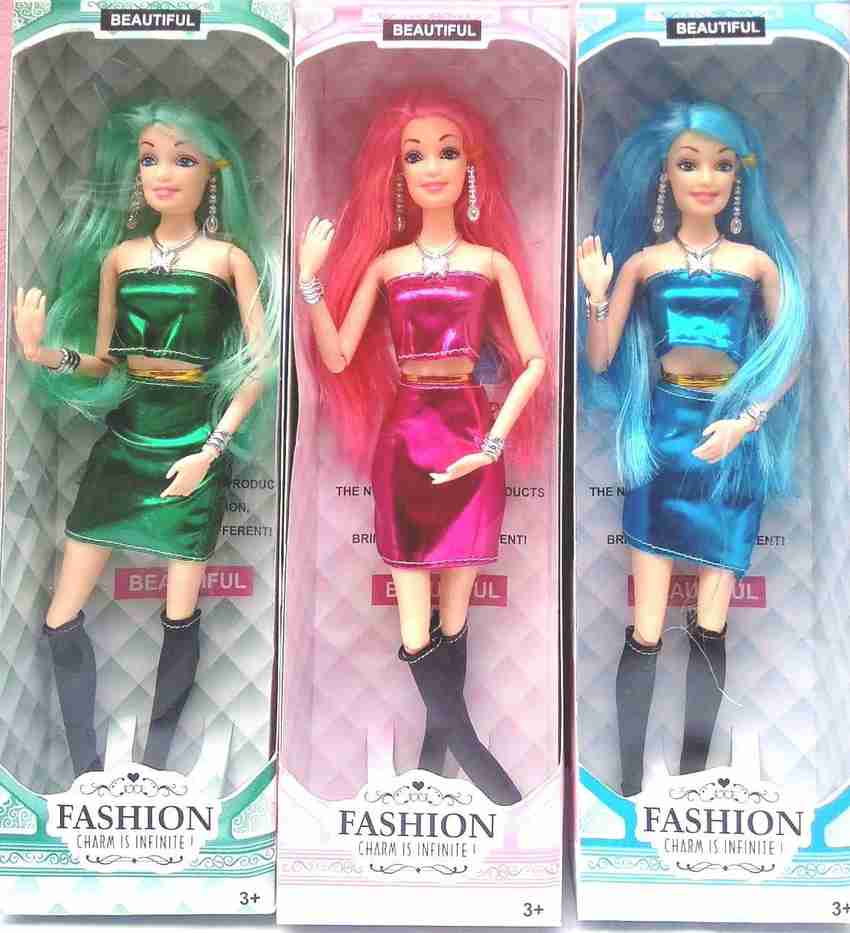 Barbie dolls with top movable joints
