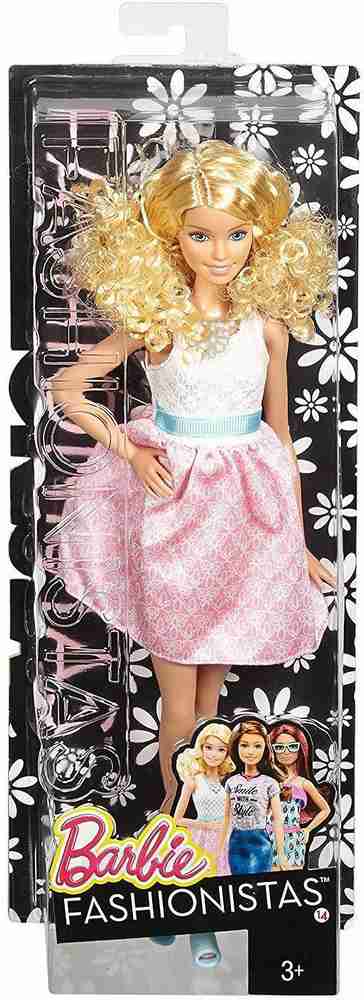 Barbie fashionistas doll 14 powder pink store