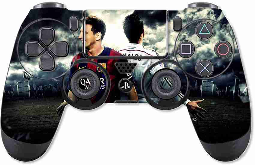 GADGETSWRAP PS4C4704 Printed widescreen ronaldo and messi Skin For PS4 Controller With Matte Lamination Gaming Accessory Kit GADGETSWRAP Flipkart