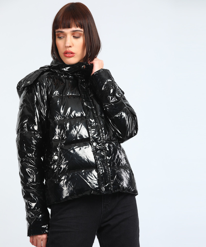 Forever 21 shiny puffer jacket clearance