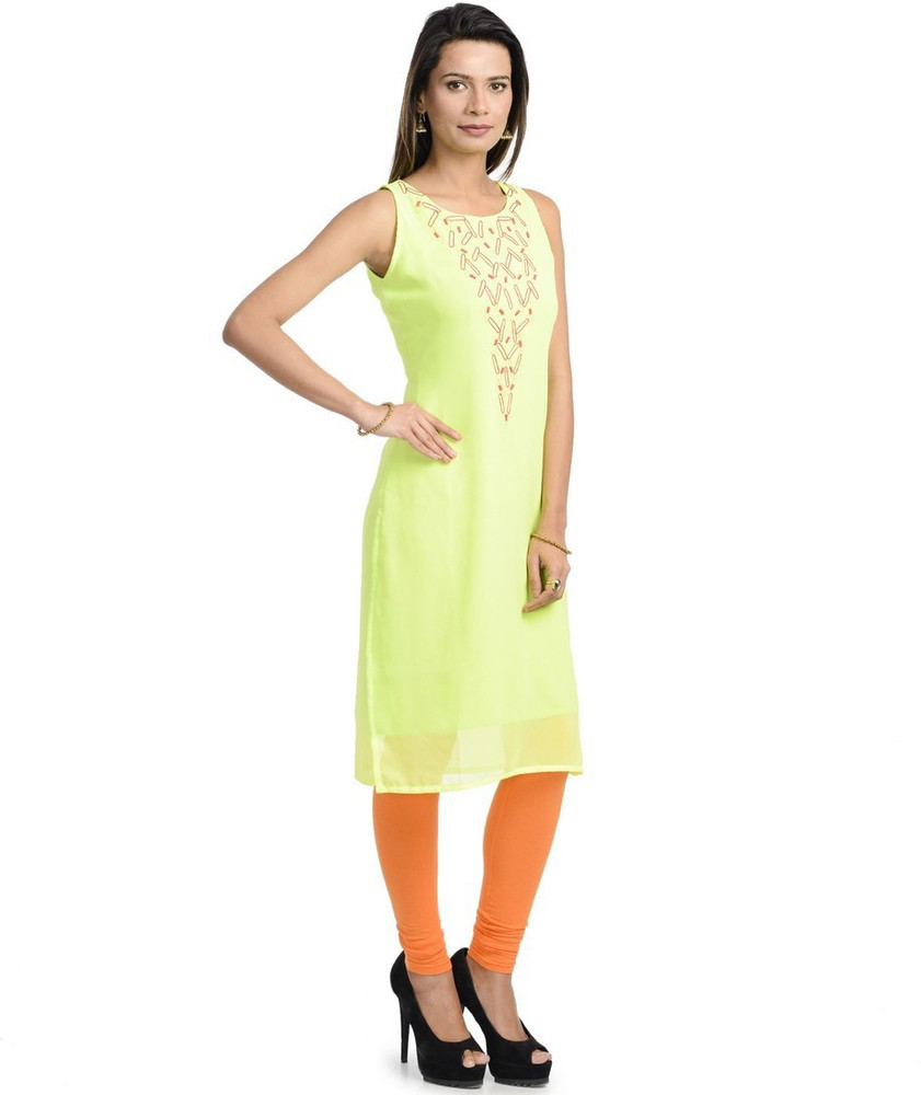 Flipkart sales yellow kurti