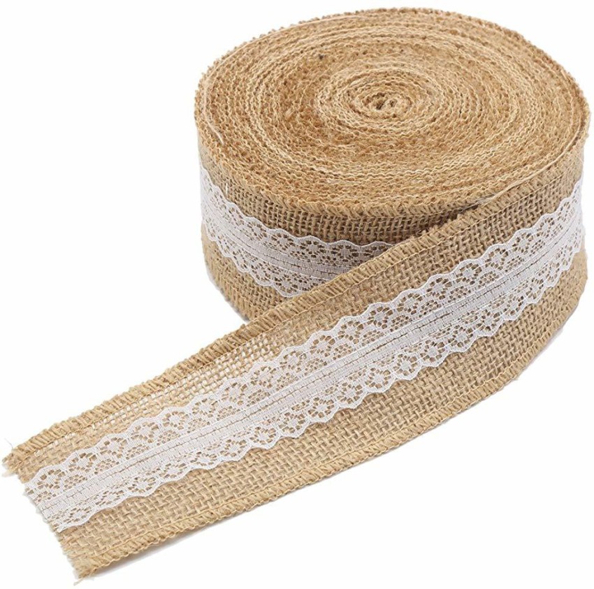 10m Burlap Roll,6 Inch Burlap Fabric Ribbon Wrap,hessian Jute