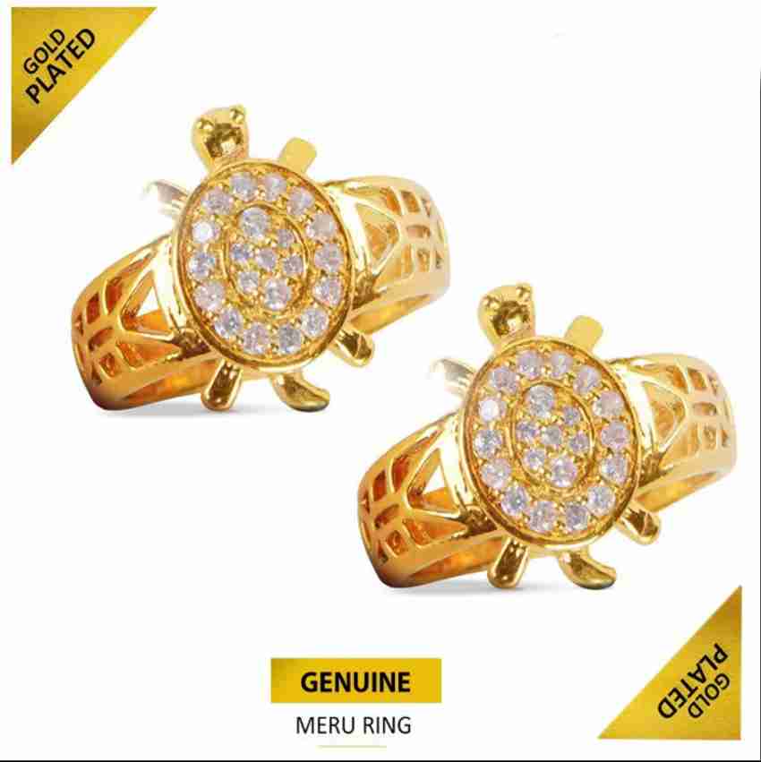 Acharya Gold Plated Meru Tortoise Rings for Men and Women Brass Gold Plated Ring Price in India Buy Acharya Gold Plated Meru Tortoise Rings for Men and Women Brass Gold Plated Ring Online at Best Pric...