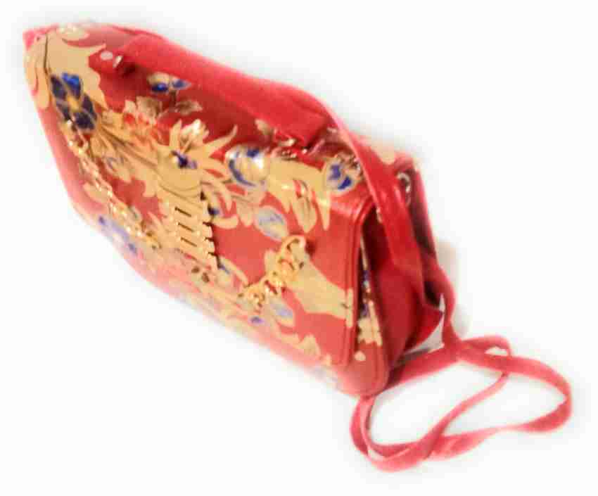 GRAZIE SHOPPY Red Sling Bag Girls Party Bags Red, Blue, Gold - Price in  India