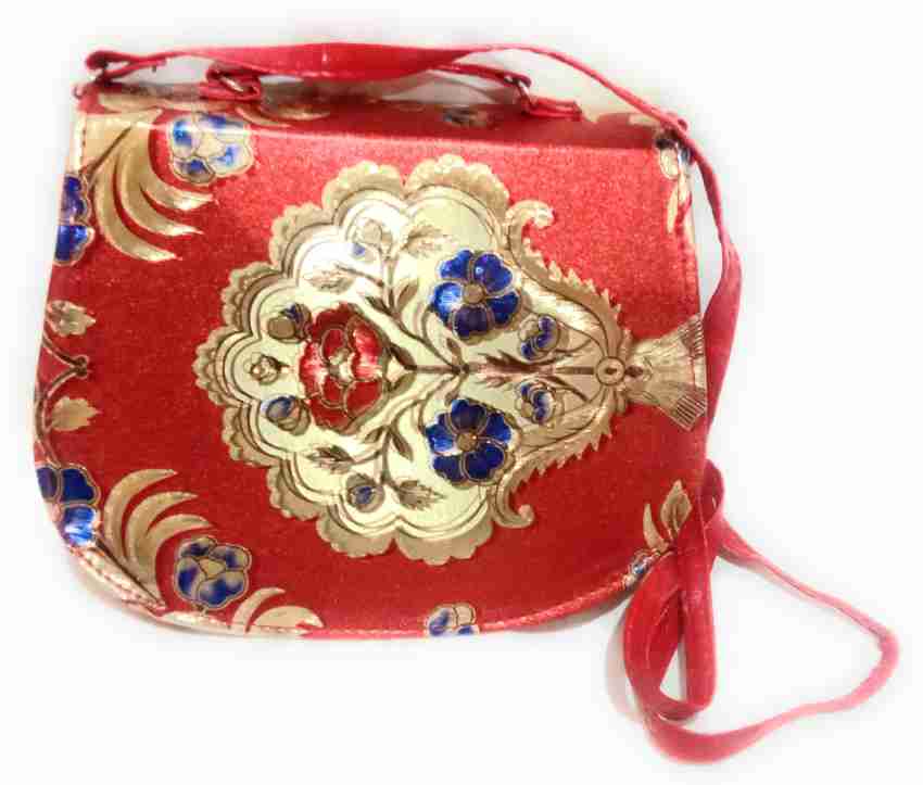 GRAZIE SHOPPY Red Sling Bag Girls Party Bags Red, Blue, Gold - Price in  India