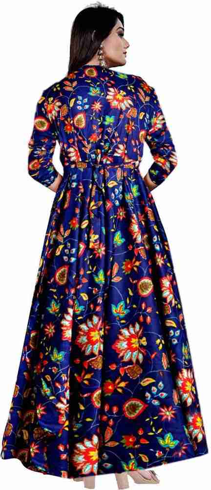 Jwf women's online maxi blue dress