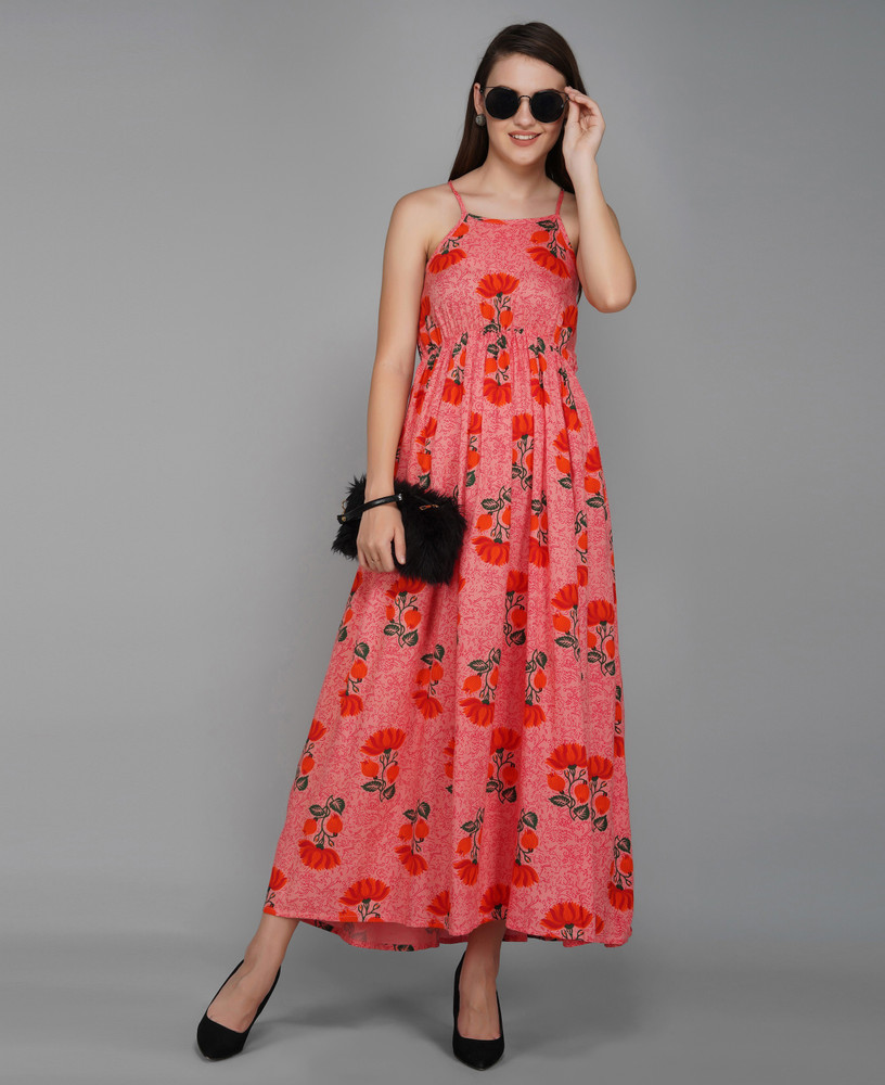 METRO FASHION Women Maxi Red Dress Buy METRO FASHION Women Maxi Red Dress Online at Best Prices in India Flipkart
