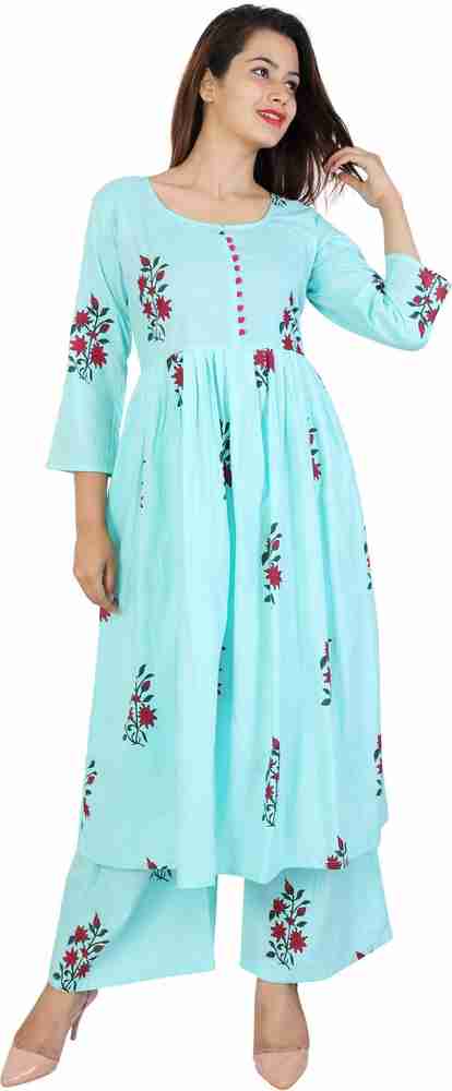 Glorious Women Kurta Palazzo Set Buy Glorious Women Kurta