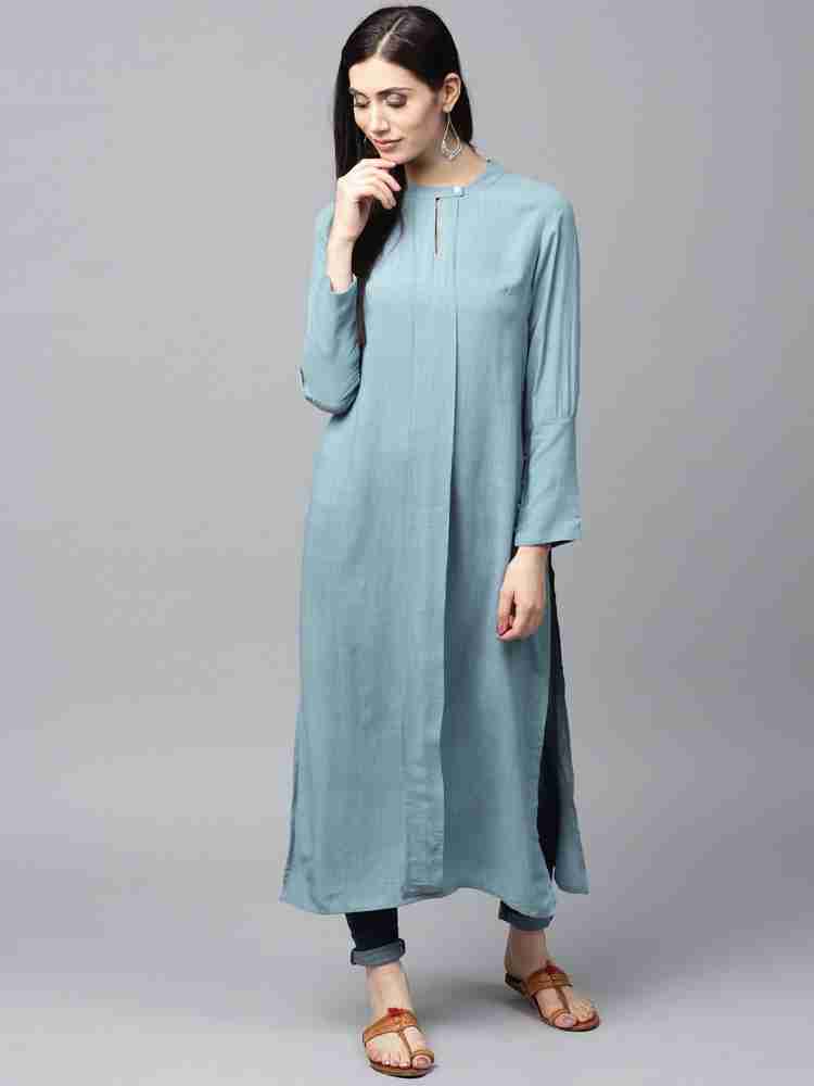 AKS Women Solid Straight Kurta Buy AKS Women Solid Straight Kurta Online at Best Prices in India Flipkart