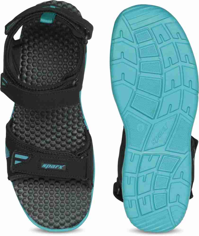 Sparx SS 497 Men Black Blue Sandals