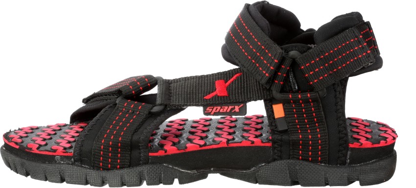 Sparx SS 202 Men Black Red Sports Sandals Buy Black Red Color