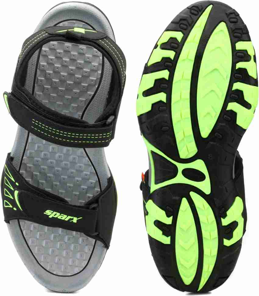 Sparx SS 805 Men Black Green Sports Sandals