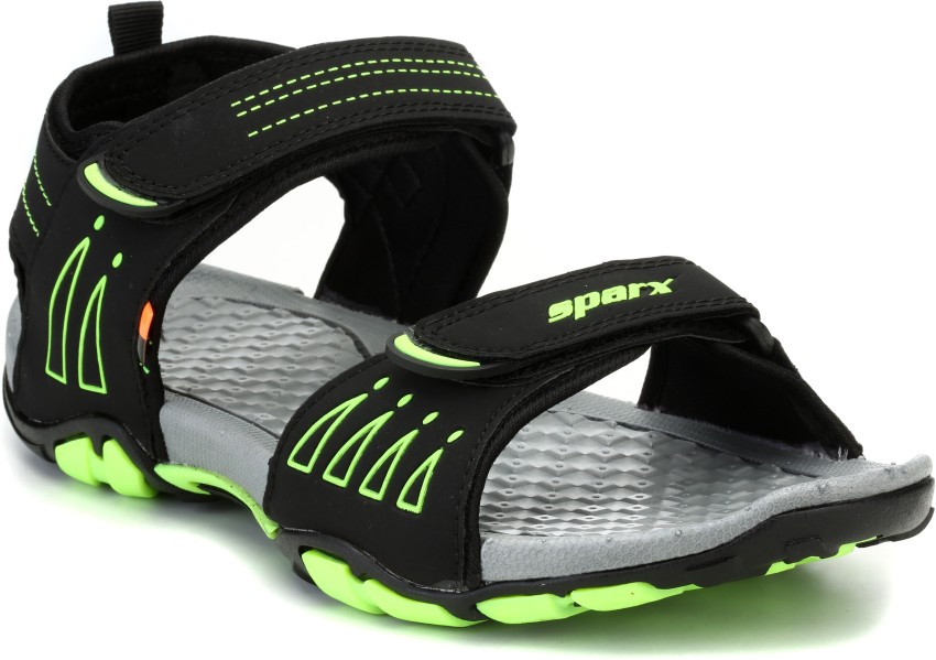 Sparx SS 805 Men Black Green Sports Sandals