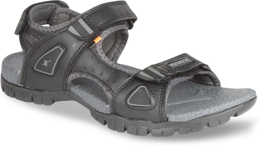 Sparx Men SS124 Dark Grey Neon Orange Floater Sandals SS0124GDGNO0006   Amazonin Fashion