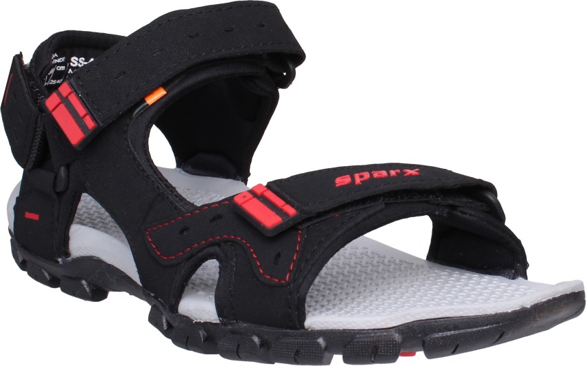 Sparx Sparx Men SS 483 Black Red Floater Sandals Men Black Red