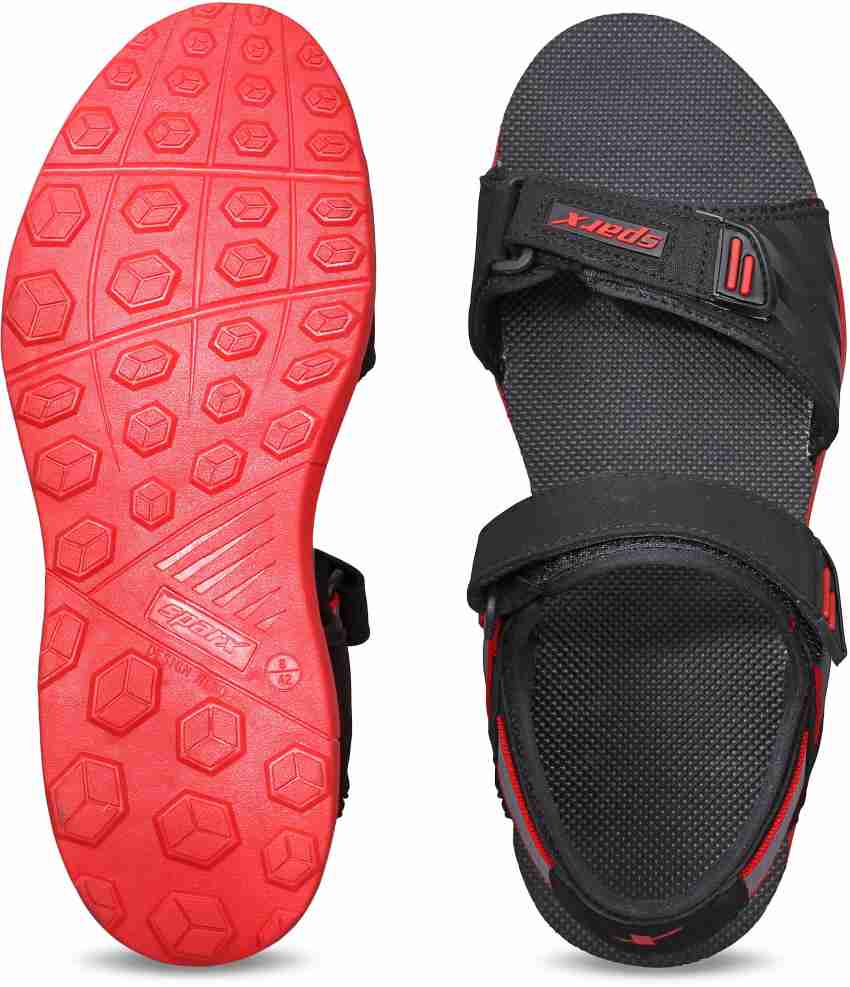 Sparx SS 486 Men Black Red Sandals