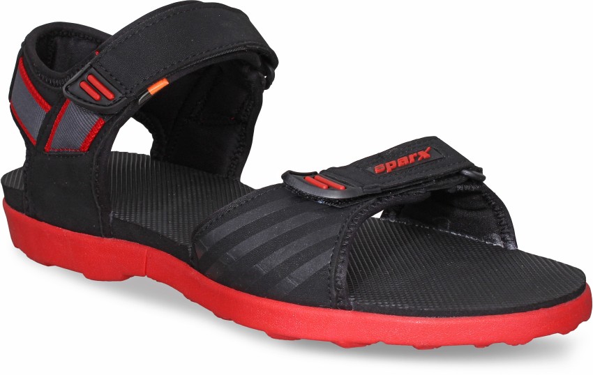 Sparx SS 486 Men Black Red Sandals Buy Sparx SS 486 Men Black