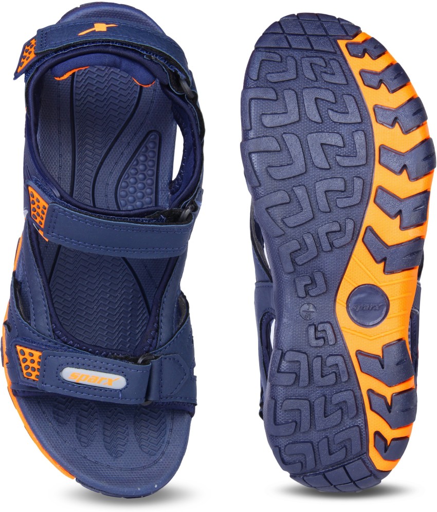 Sparx SS 496 Men Navy Orange Sports Sandals