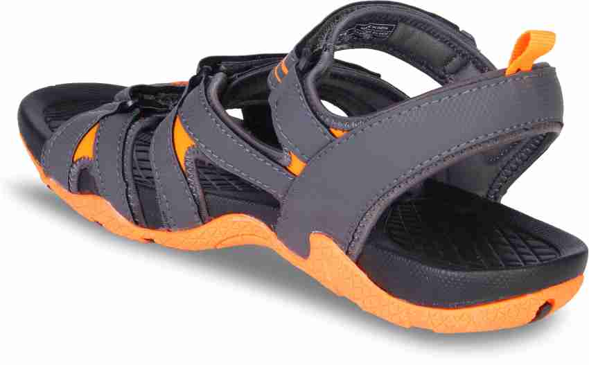 Sparx SS 493 Men Grey Orange Sandals