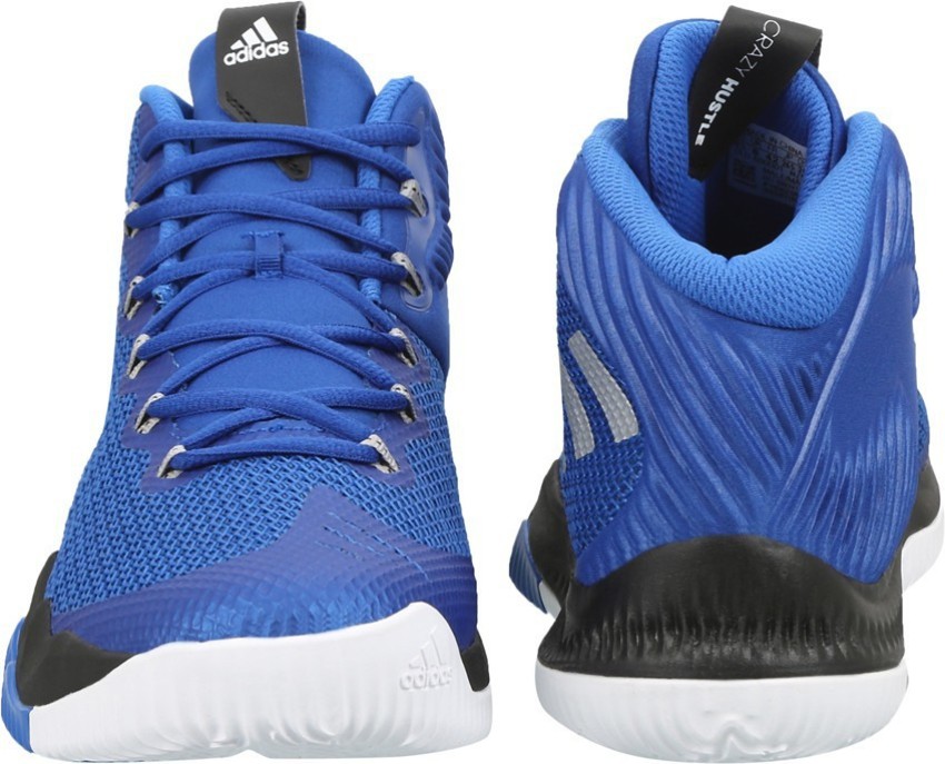 ADIDAS CRAZY HUSTLE Basketball Shoes For Men Buy CROYAL SILVMT BLUE Color ADIDAS CRAZY HUSTLE Basketball Shoes For Men Online at Best Price Shop Online for Footwears in India Flipkart