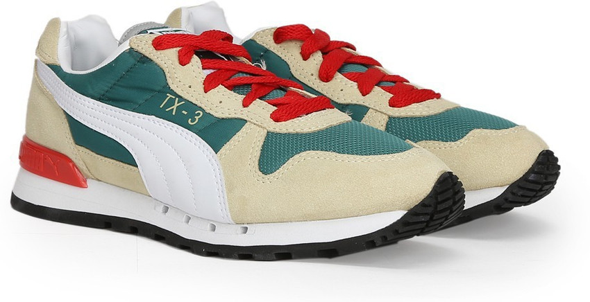 PUMA TX 3 Sneakers For Men Buy Birch Amazon Green Puma White High Risk Red Color PUMA TX 3 Sneakers For Men Online at Best Price Shop Online for Footwears in India Flipkart