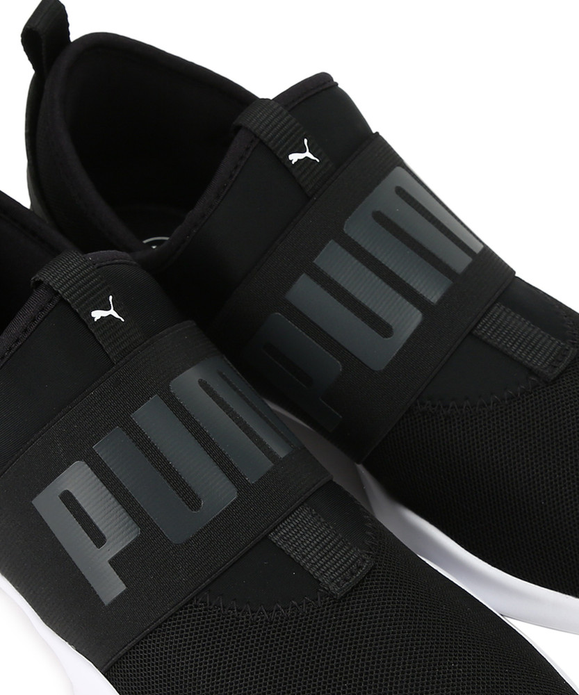 Puma unisex black dare slip-on sneakers sales