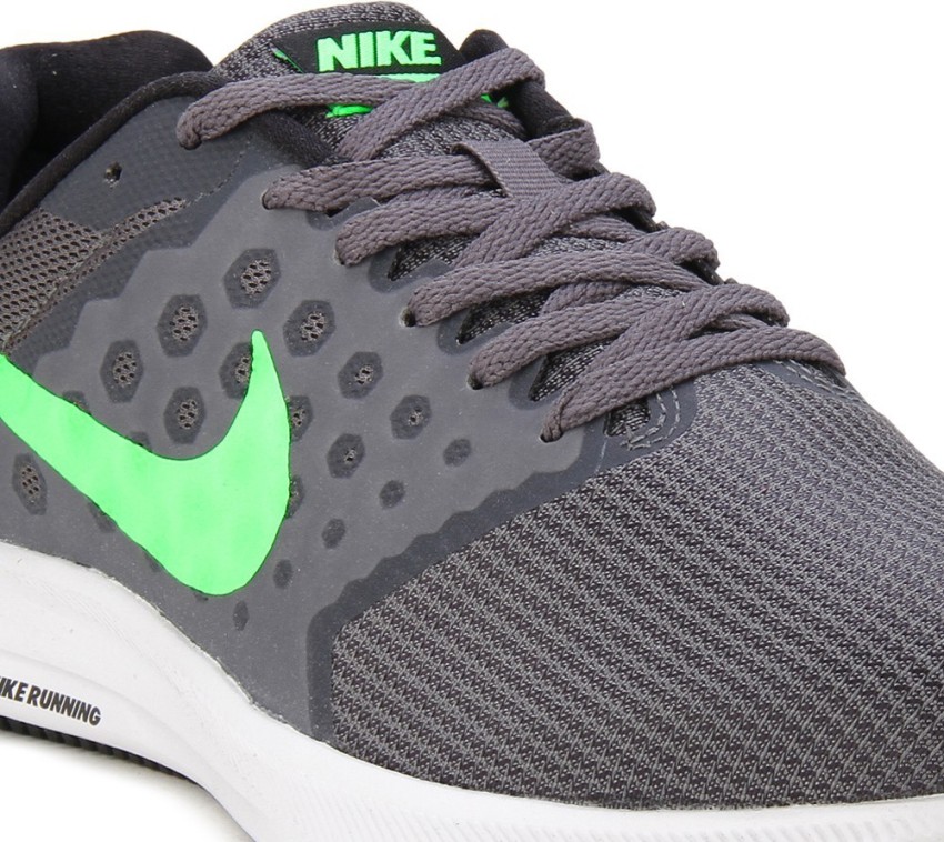 NIKE DOWNSHIFTER 7 Running Shoes For Men Buy DARK GREY RAGE GREEN WHITE BLACK Color NIKE DOWNSHIFTER 7 Running Shoes For Men Online at Best Price Shop Online for Footwears in India