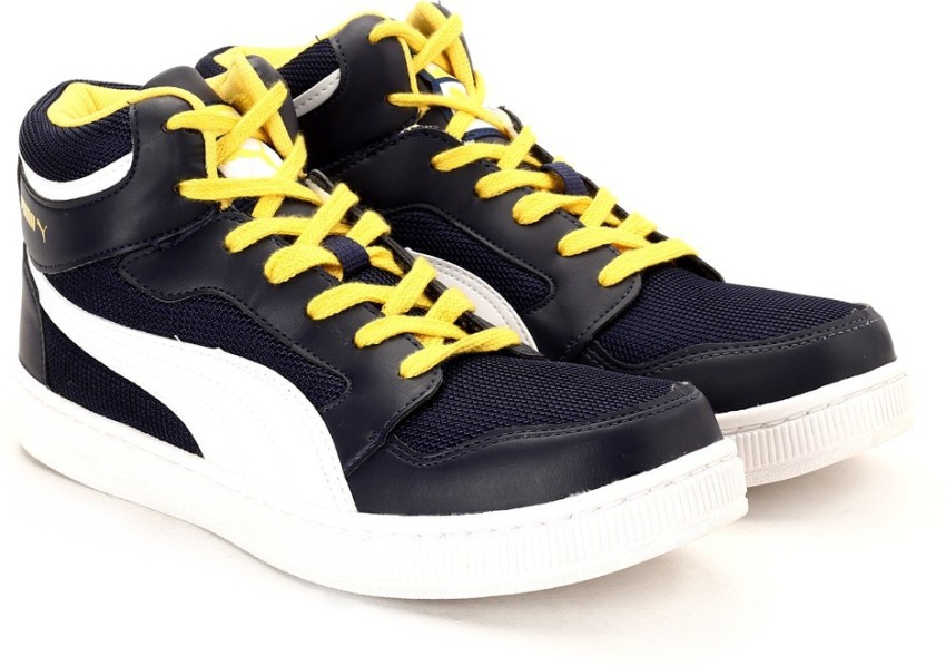 Puma men's rebound store mid lite dp sneakers