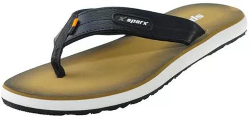 Sparx Men SFG 541 Black Olive Flip Flops