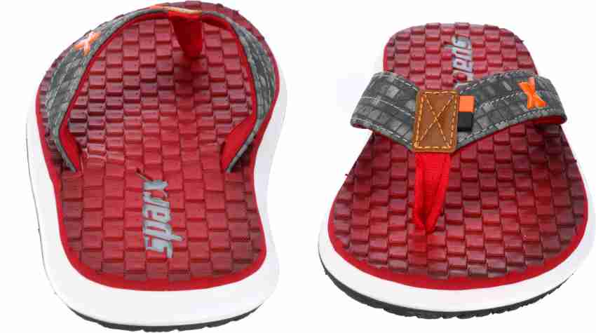 Sparx Men Men SFG 2058 Grey Red Flip Flops Buy Sparx Men Men SFG