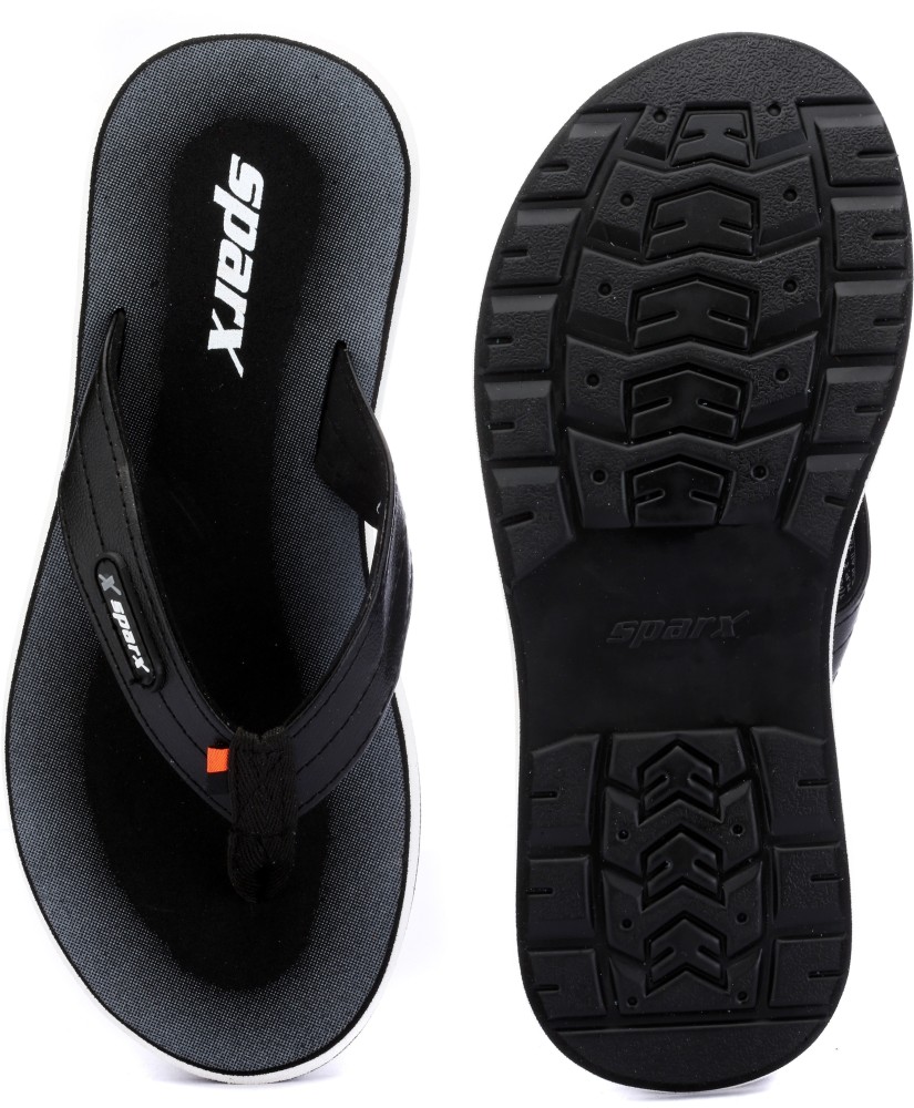 Sparx men cheap black flipflop