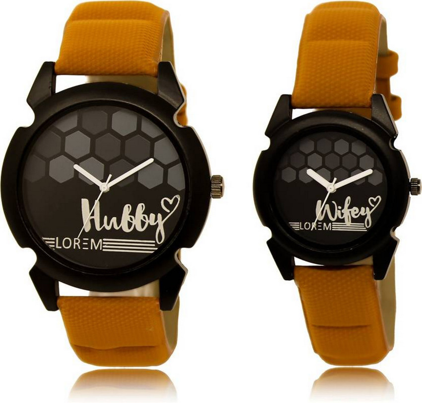 Husband wife wrist watches deals